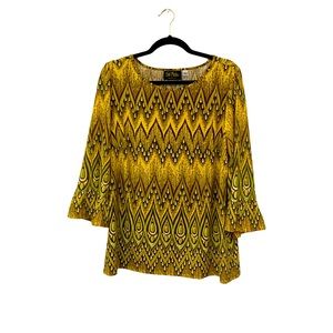 Bob Mackie Wearable Art Top Size L
